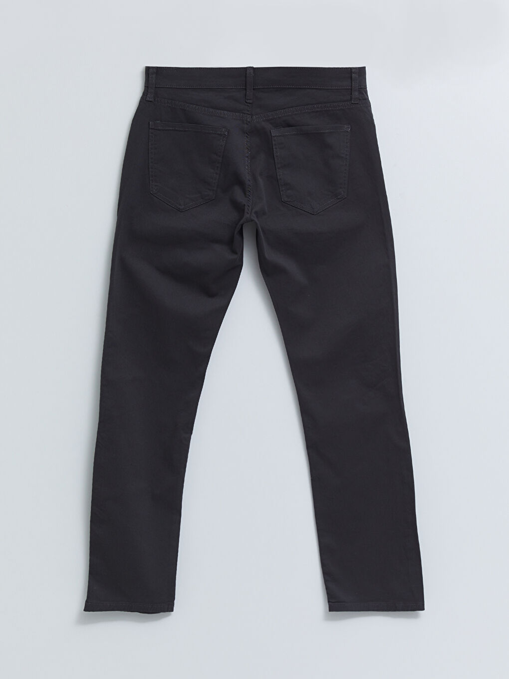 Antrasit Normal Kalıp Gabardin Erkek Chino Pantolon-6