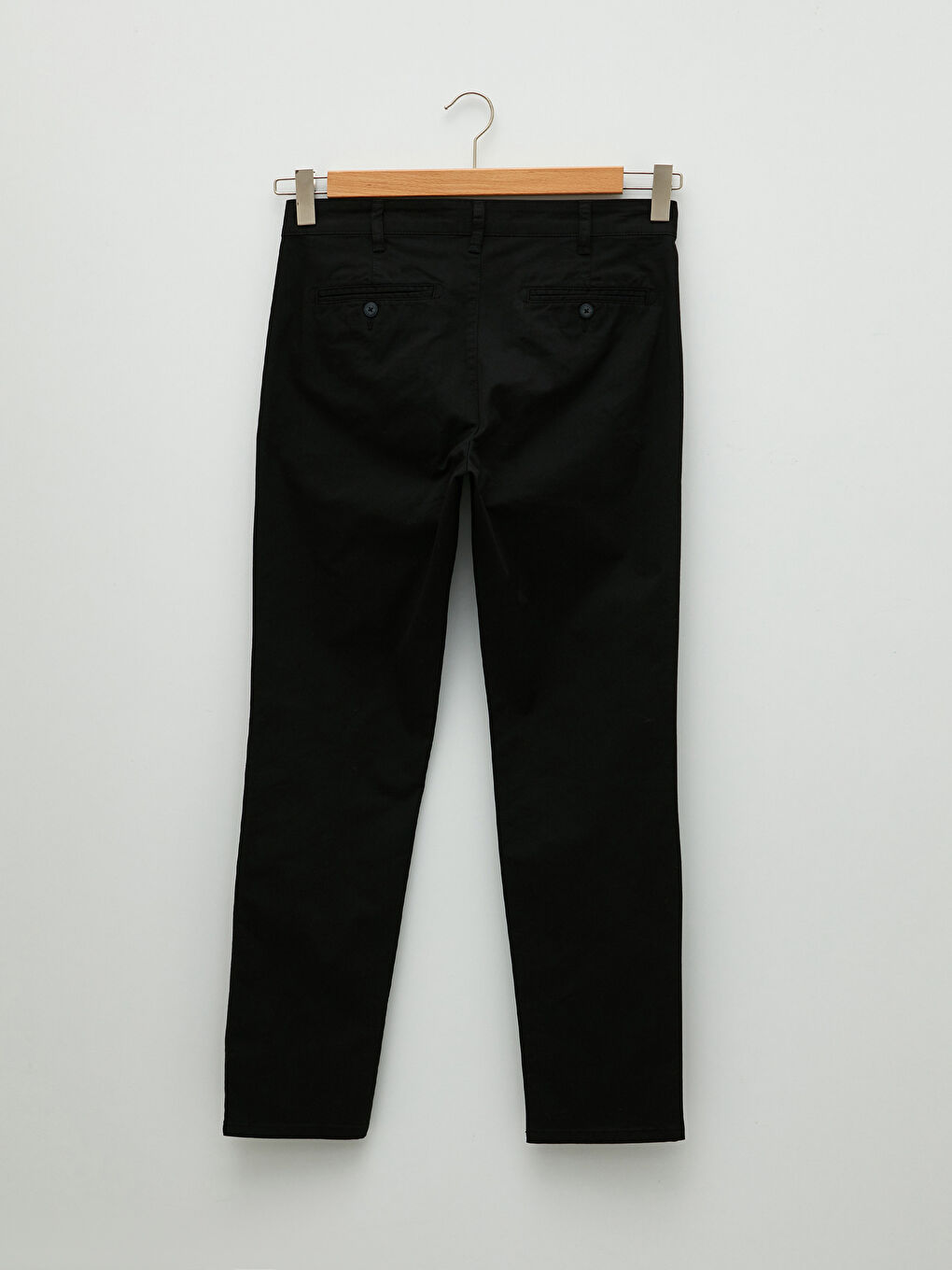 Pantalon Chino Slim Fit en Gabardine pour Hommes-5