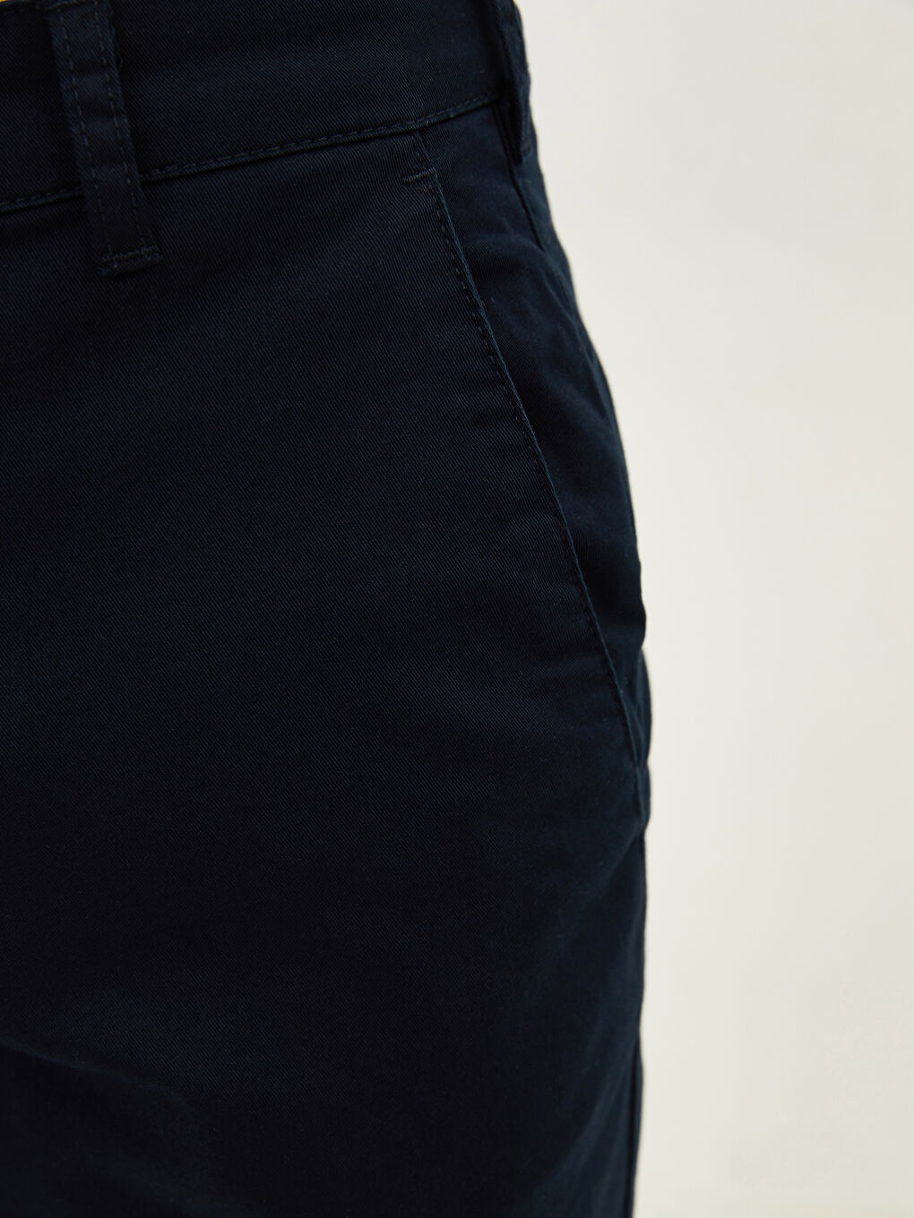 Ерлерге арналған тар пішімдегі саржа чино шалбар-2