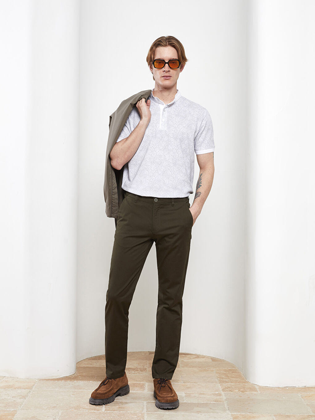 LCWAIKIKI Classic Schlanke Passform Gabardine Herren Chinohosen -S20670Z8-S2Q