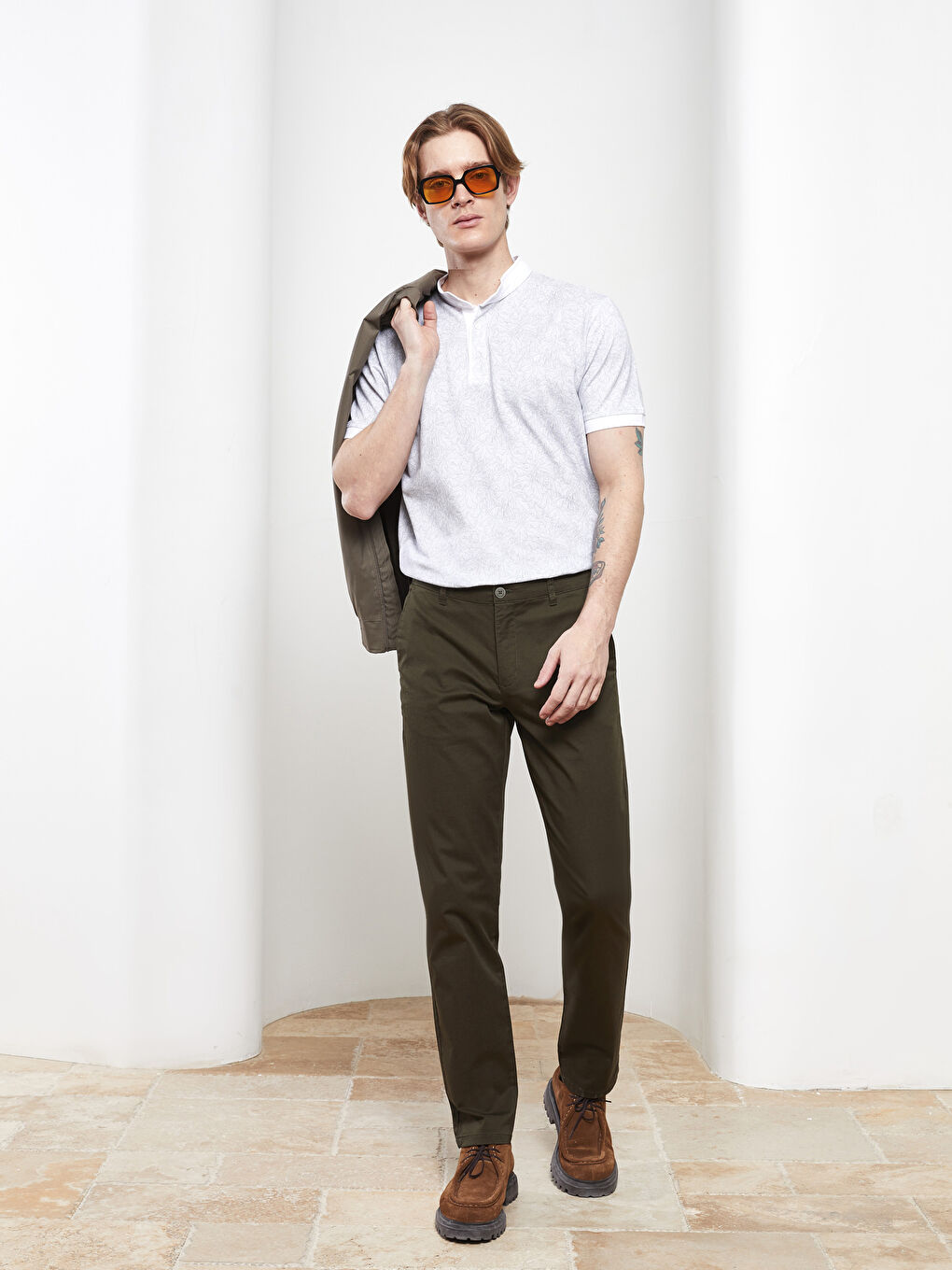 LCWAIKIKI Classic Schlanke Passform Gabardine Herren Chinohosen -S20670Z8-S2Q