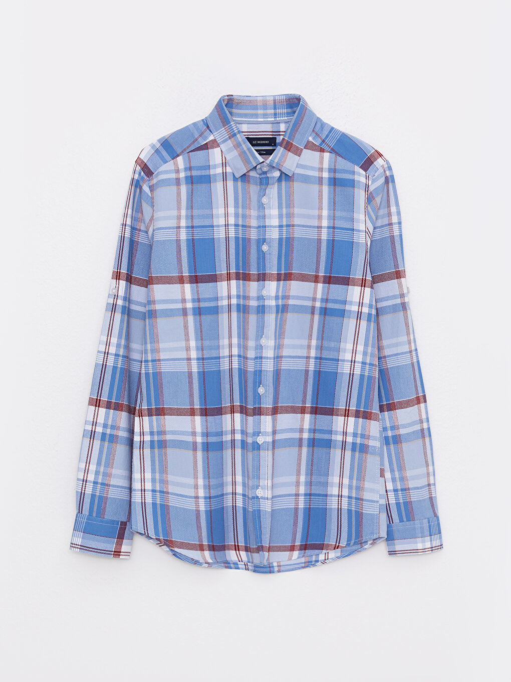 Ерлерге арналған тар пішім ұзын жең торлы жейде-5