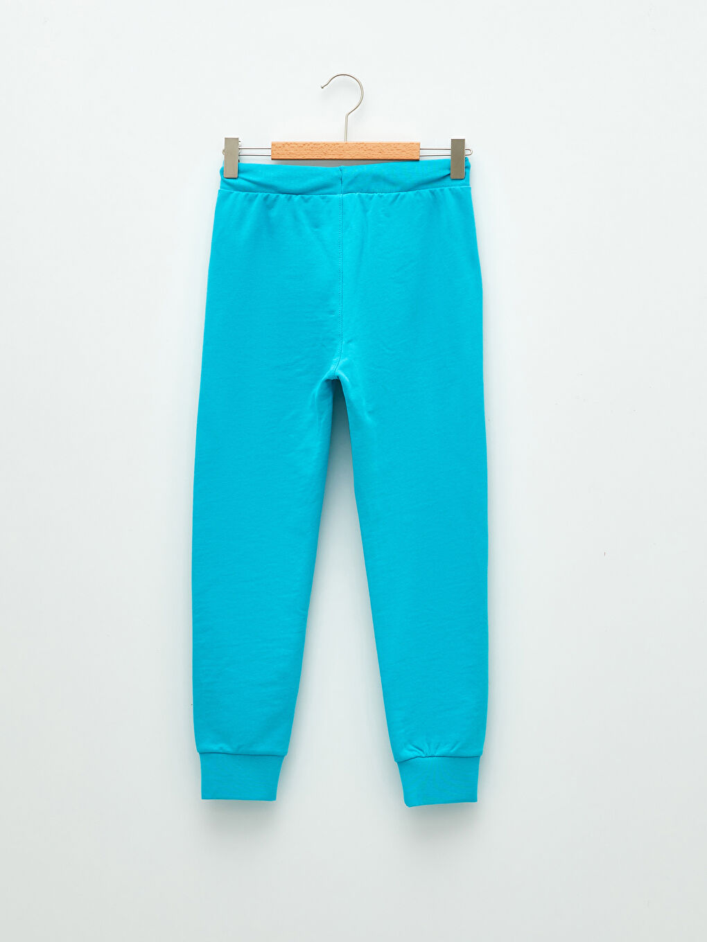 Turkuaz Beli Lastikli Erkek Çocuk Jogger Eşofman Altı-1