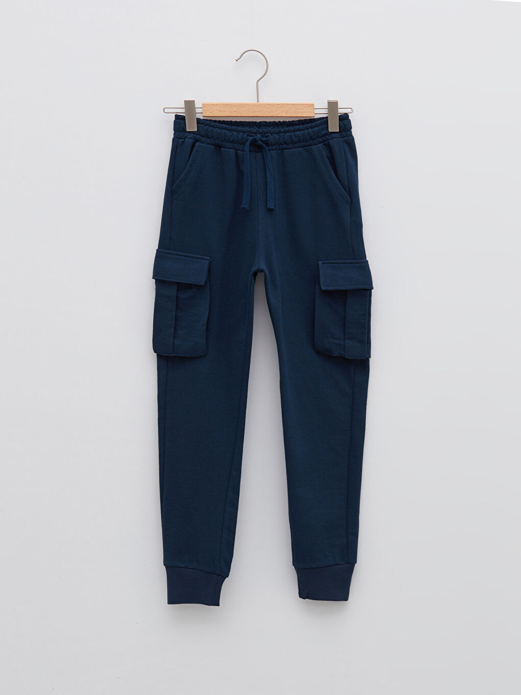 Lacivert Beli Lastikli Basic Erkek Çocuk Jogger Eşofman Altı