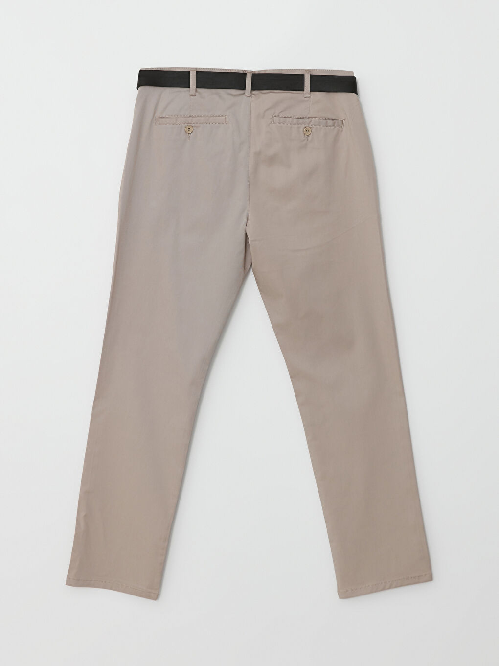 Bej Standart Kalıp Gabardin Erkek Pantolon-6