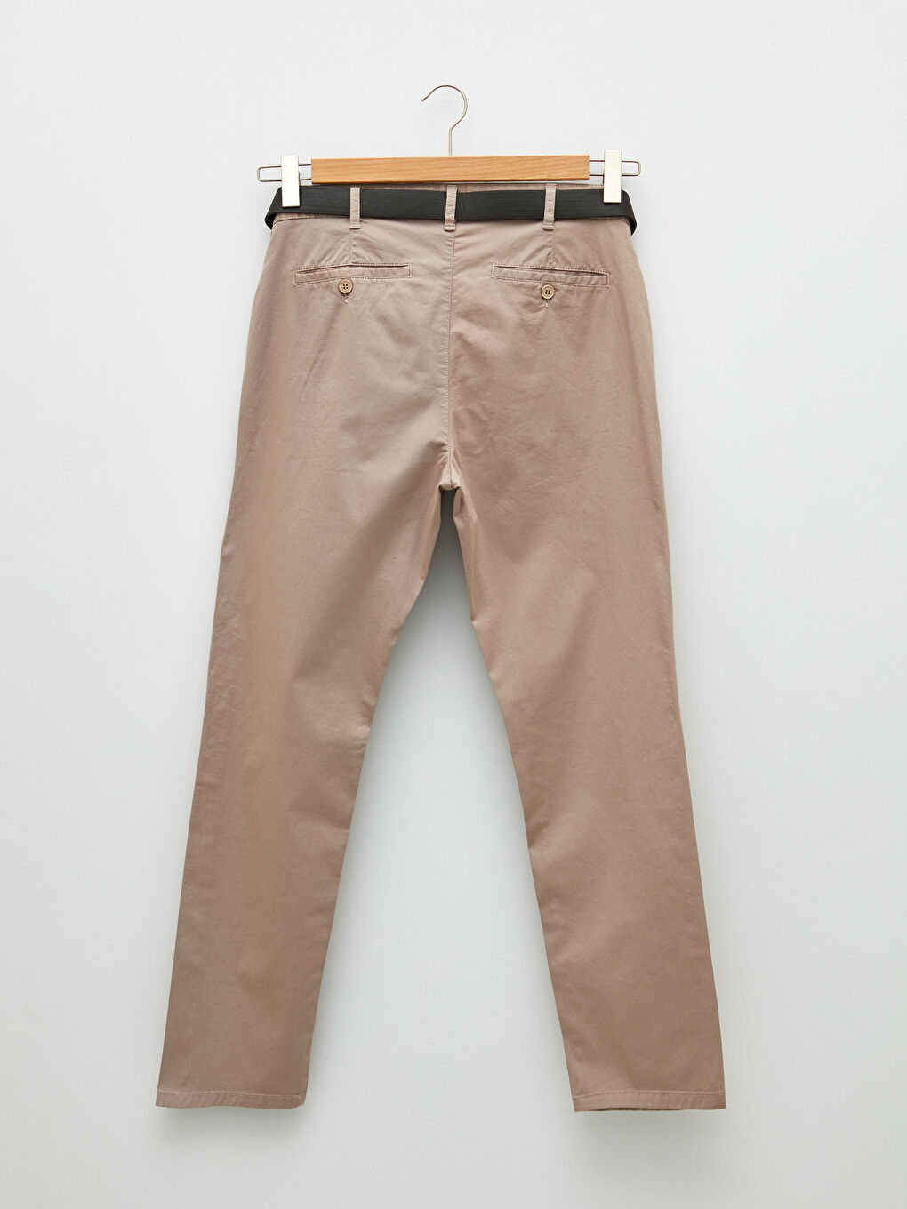 Standard Fit Twill Men's Trousers-1