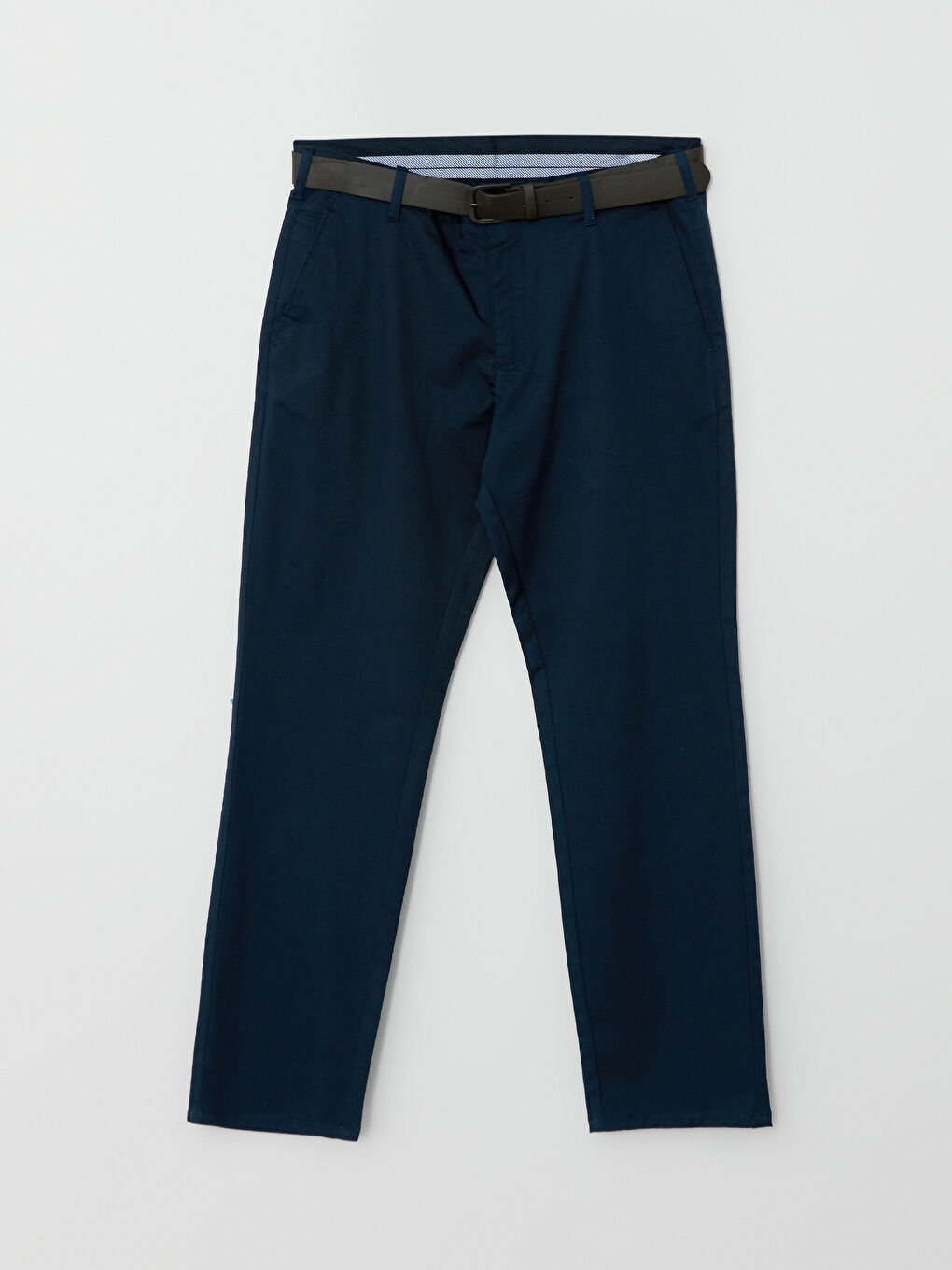 Standard Fit Twill Men's Trousers-5