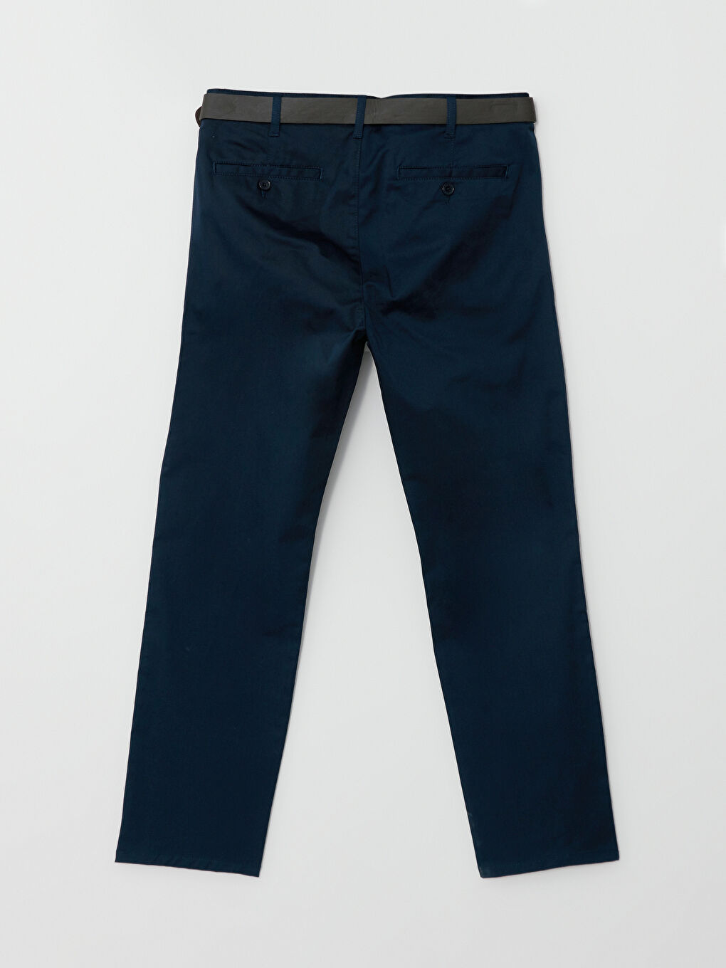 Standard Fit Twill Men's Trousers-6
