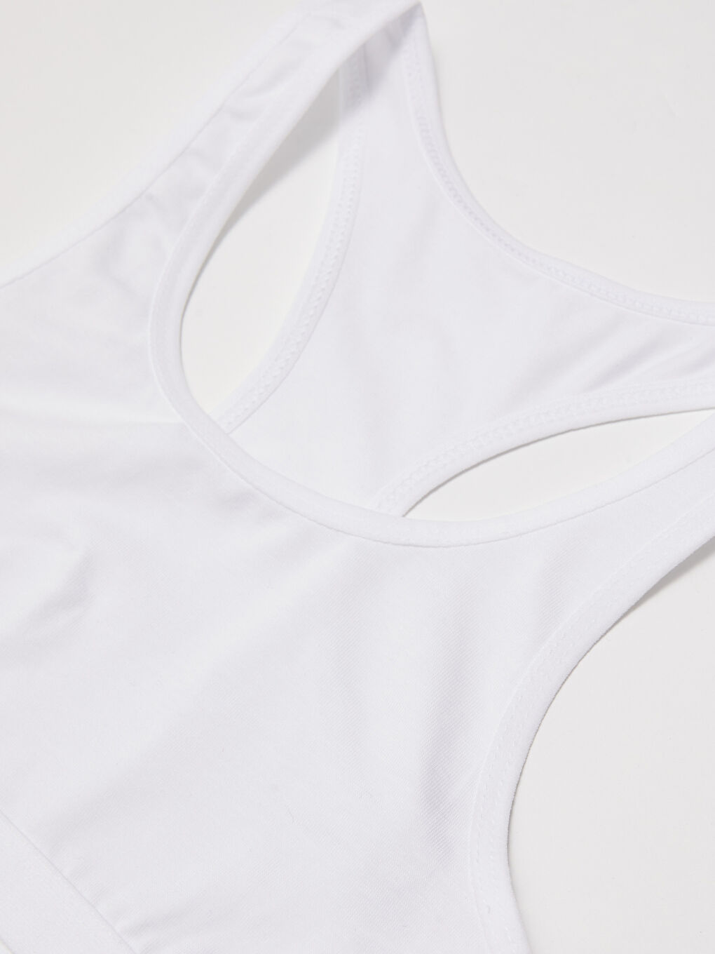 Beyaz Basic Pamuklu Kız Çocuk Büstiyer 2'li-2