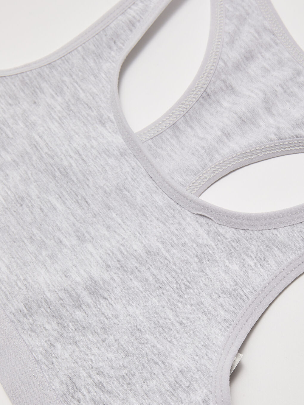 Beyaz Basic Pamuklu Kız Çocuk Büstiyer 2'li-3