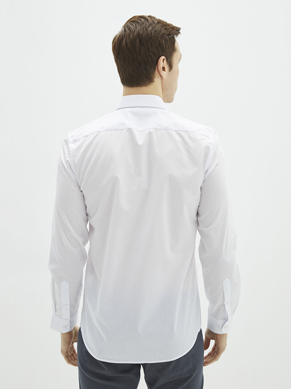 LCWAIKIKI Formal Slim Fit Long Sleeve Poplin Men's Shirt -S20810Z8-Q6K