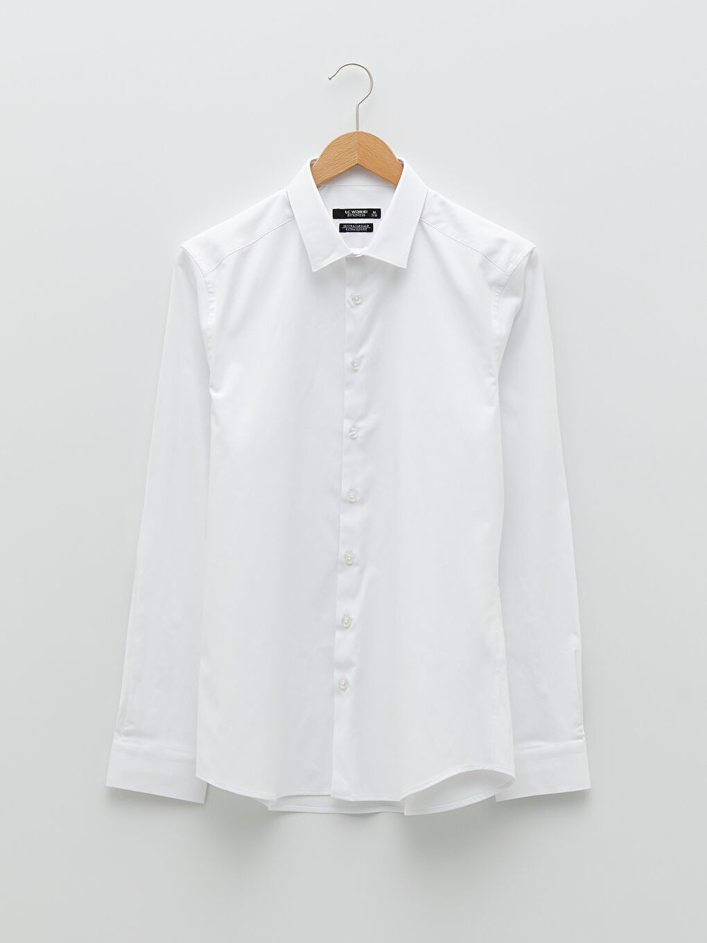 Chemise Homme Extra Slim Fit Manches Longues en Popeline-5