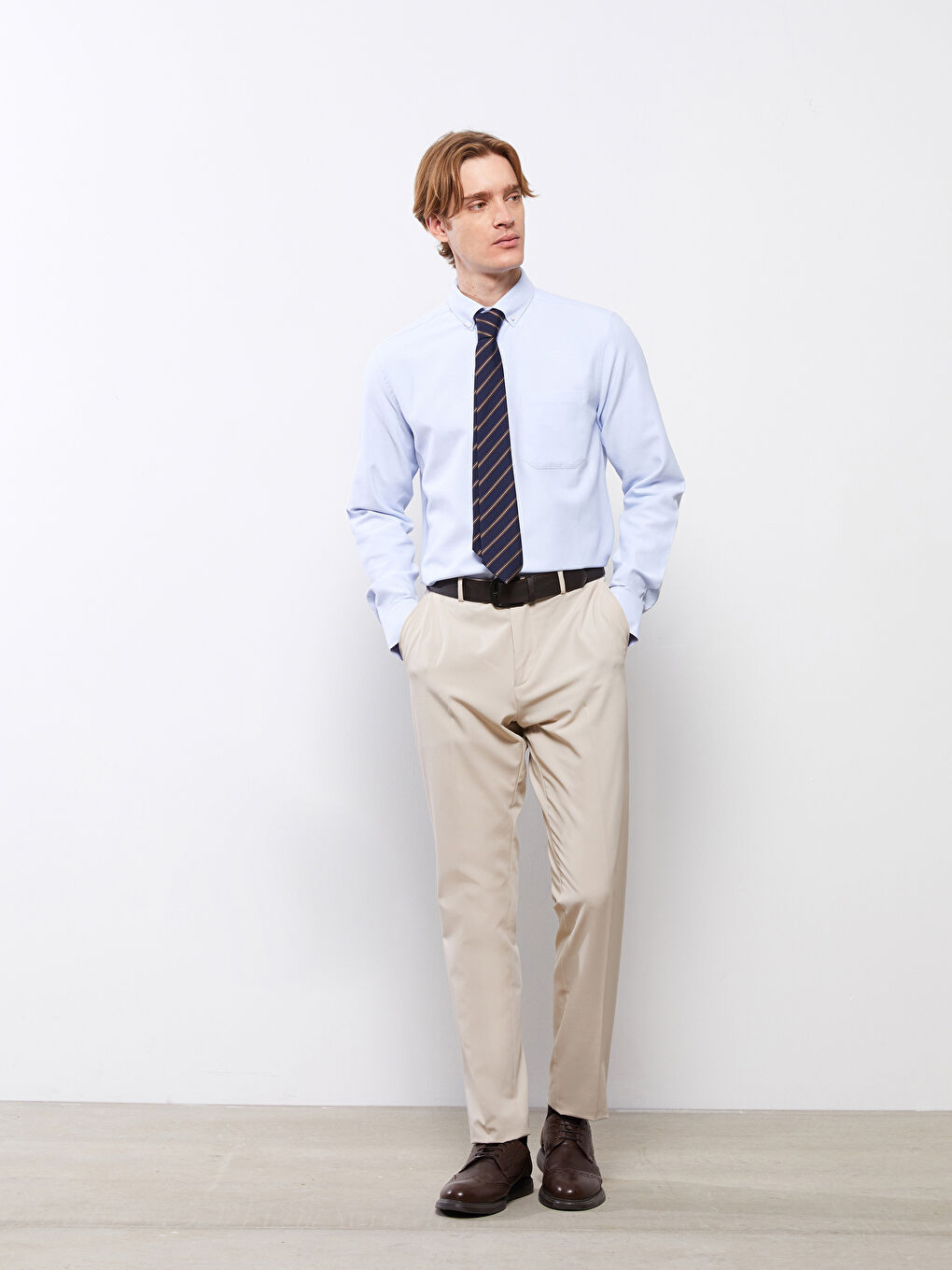 Regular Fit Long Sleeve Men's Shirt-3