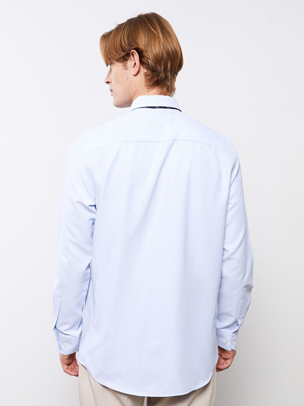 Regular Fit Long Sleeve Men's Shirt-4