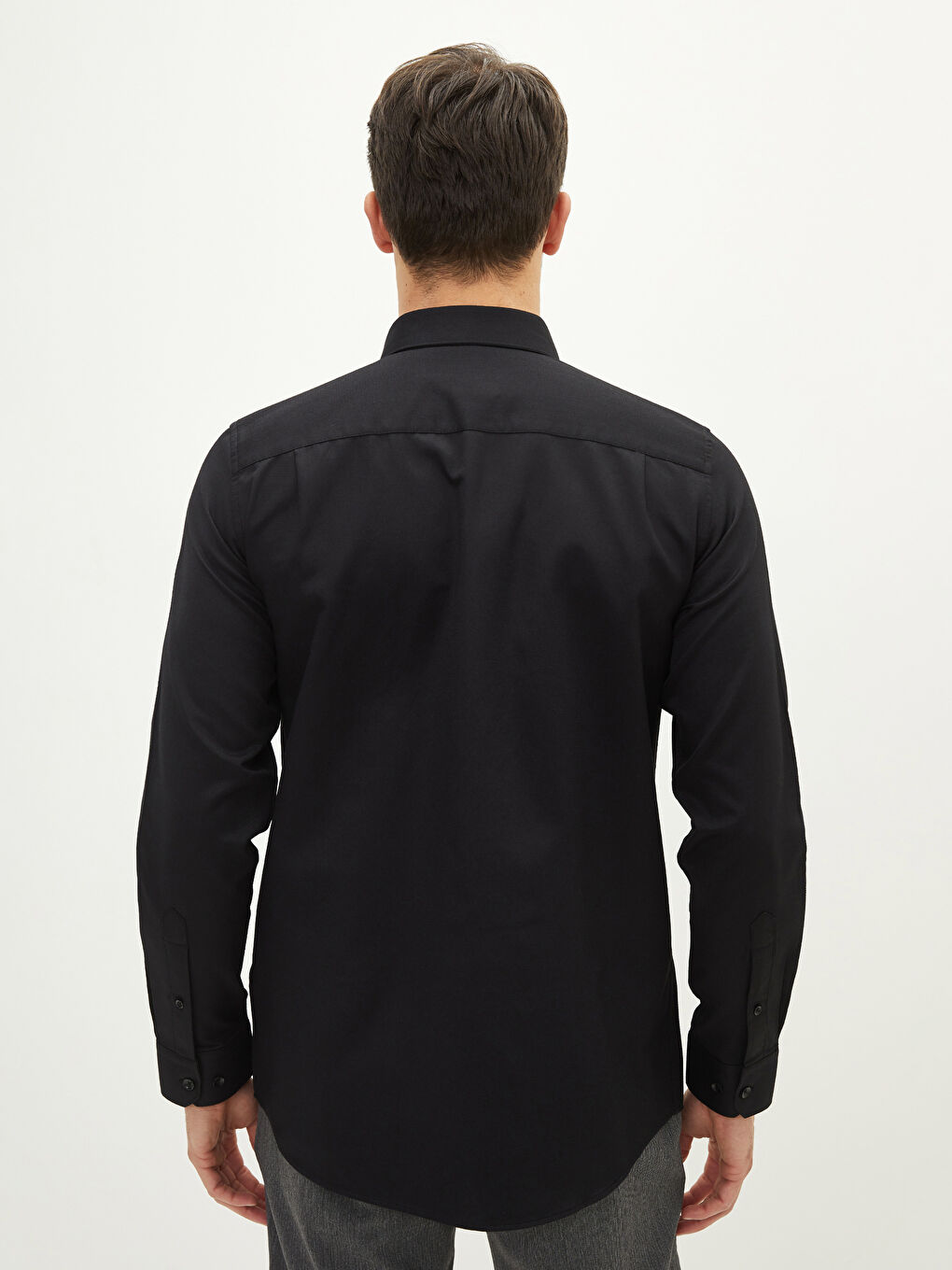 LC2 ささくろです LCWAIKIKI Formal Regular Fit Long Sleeve Men's Shirt