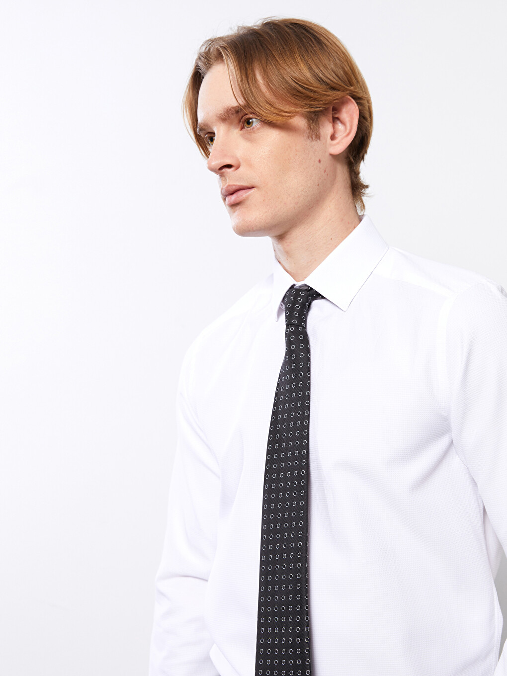 Slim Fit Long Sleeve Men's Shirt-1