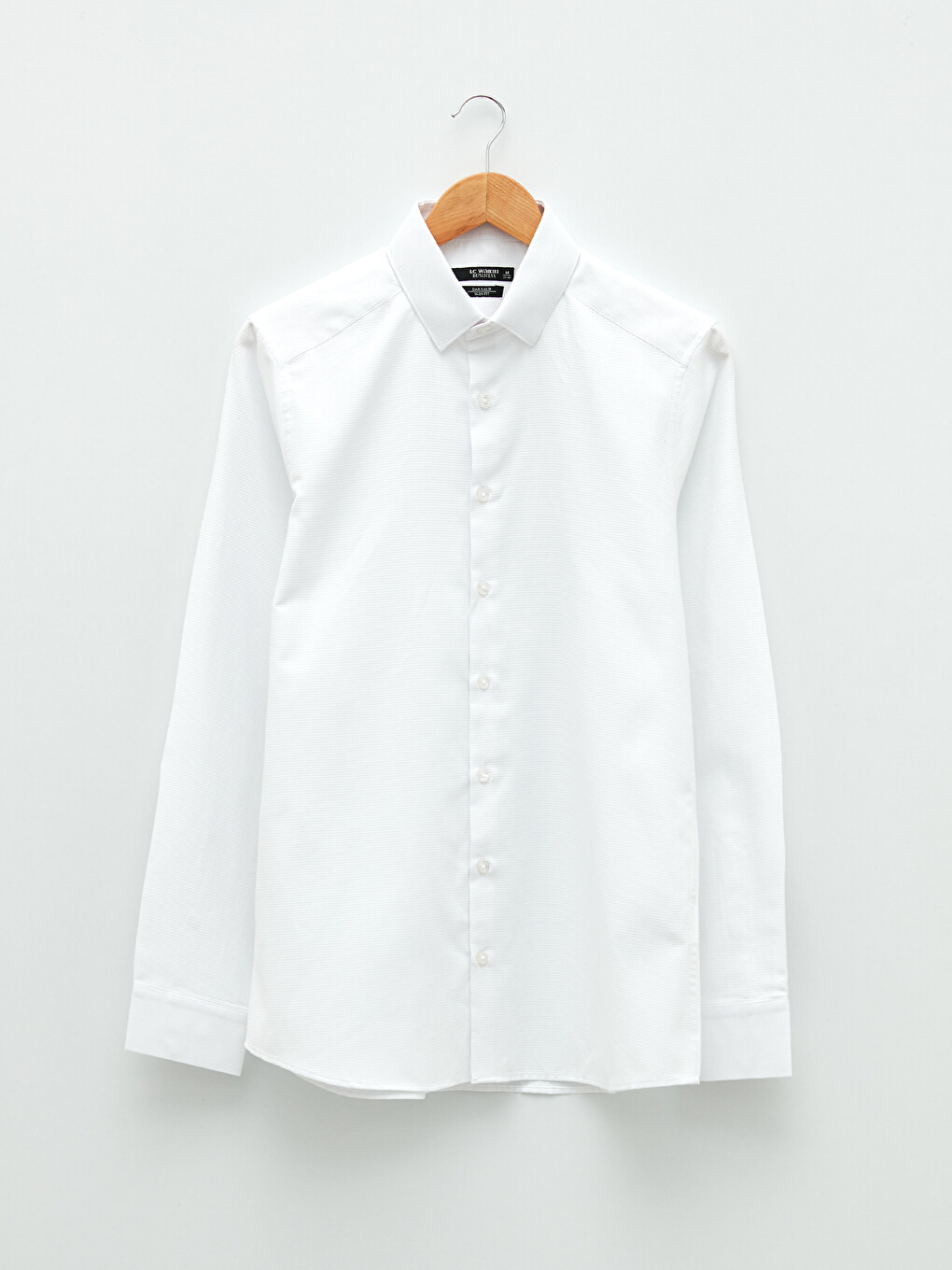 Slim Fit Long Sleeve Men's Shirt-5