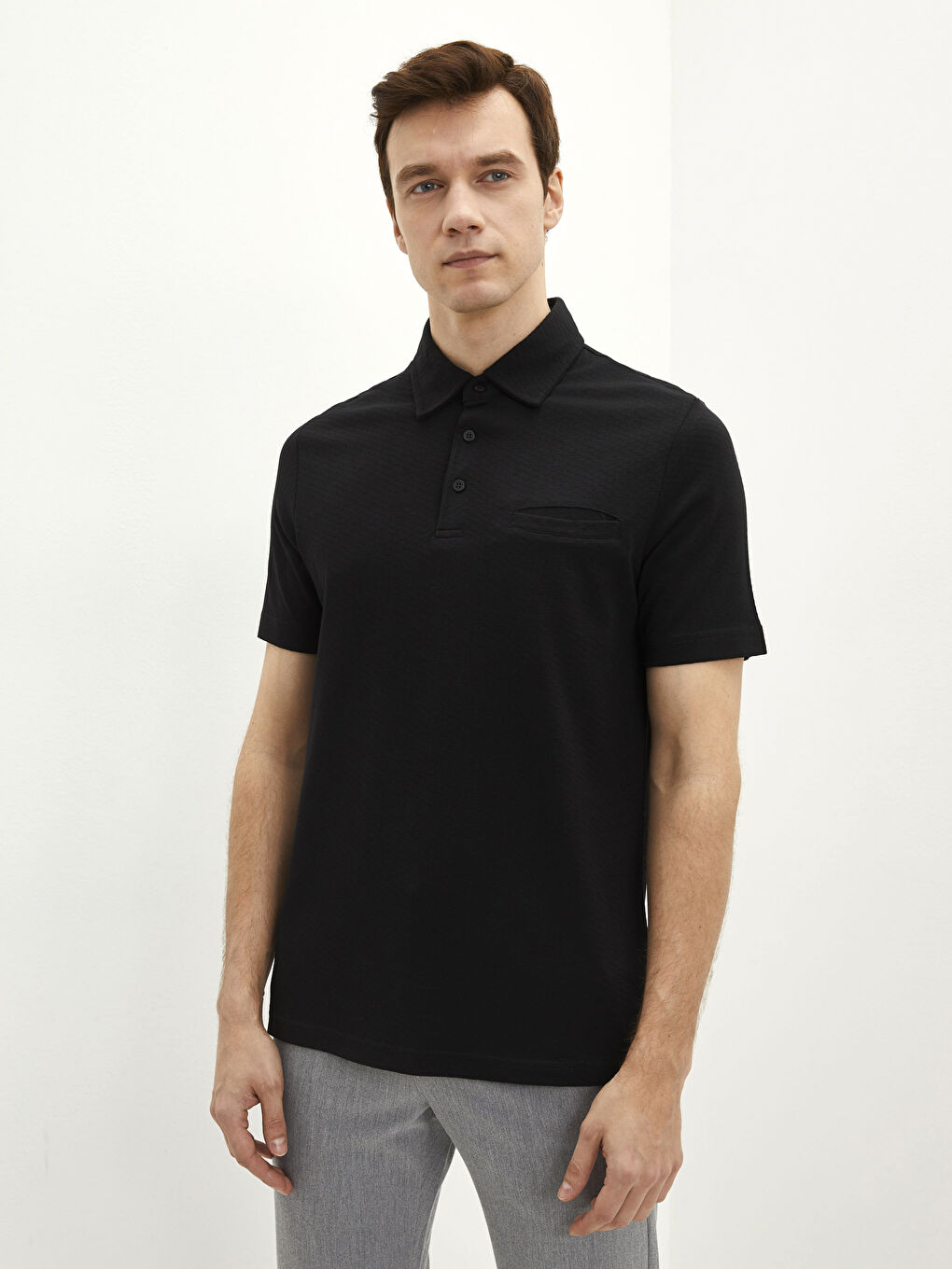 LCWAIKIKI Classic Polo Neck Short Sleeve Men's T-Shirt -S20835Z8-CVL