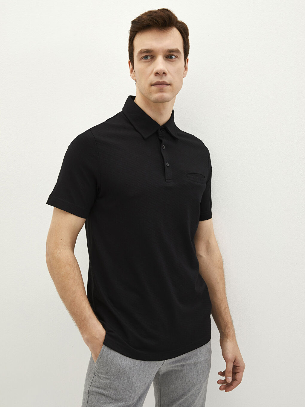 LCWAIKIKI Classic Polo Neck Short Sleeve Men's T-Shirt -S20835Z8-CVL