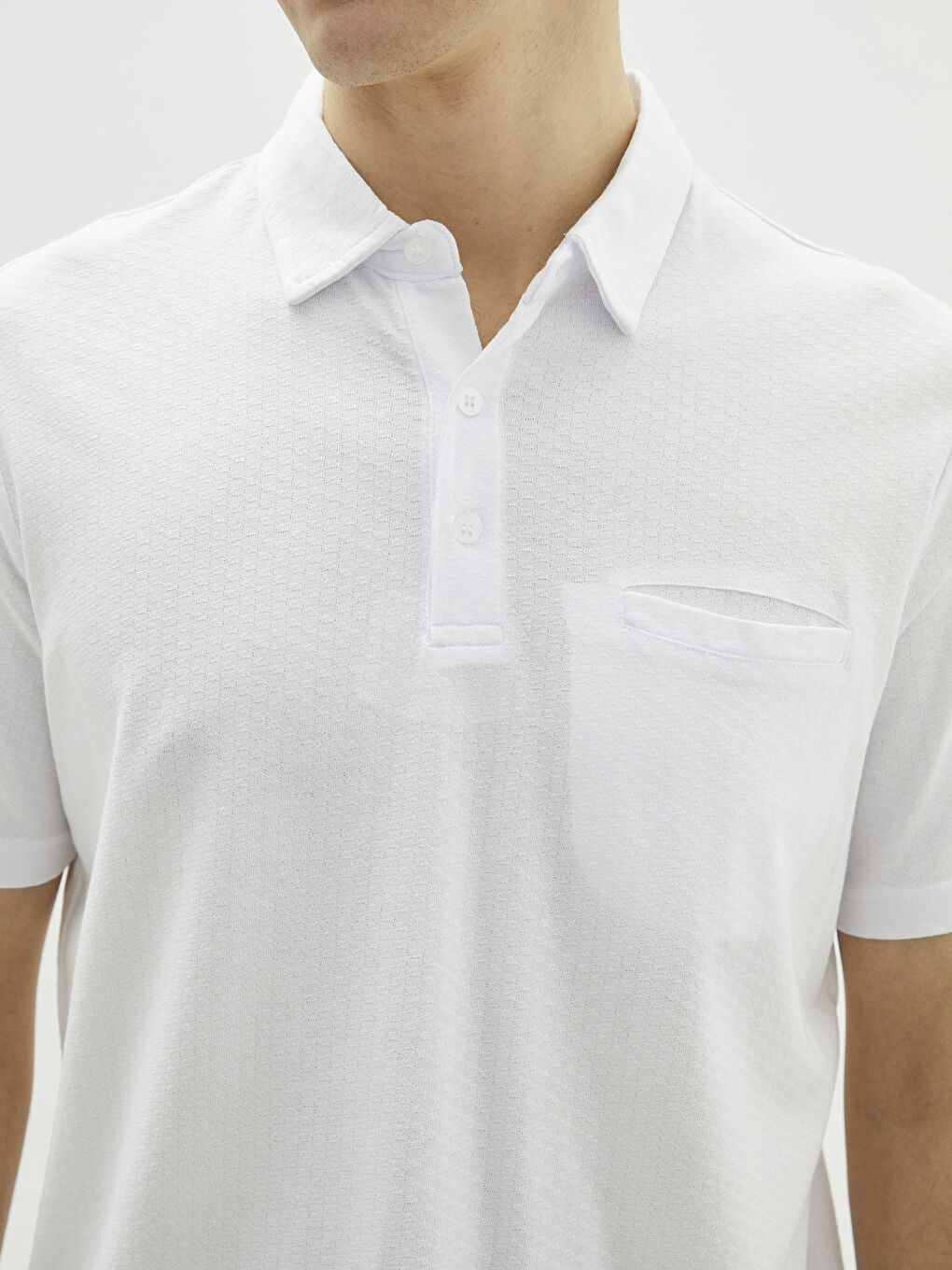 T-shirt homme col polo manches courtes-3