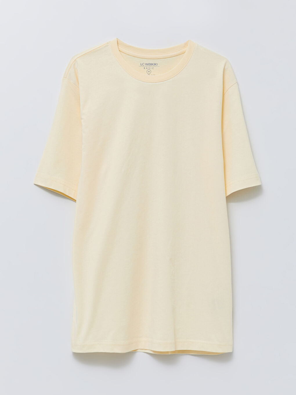 تيشيرت رجالي بياقة دائرية قماش جيرسي-6