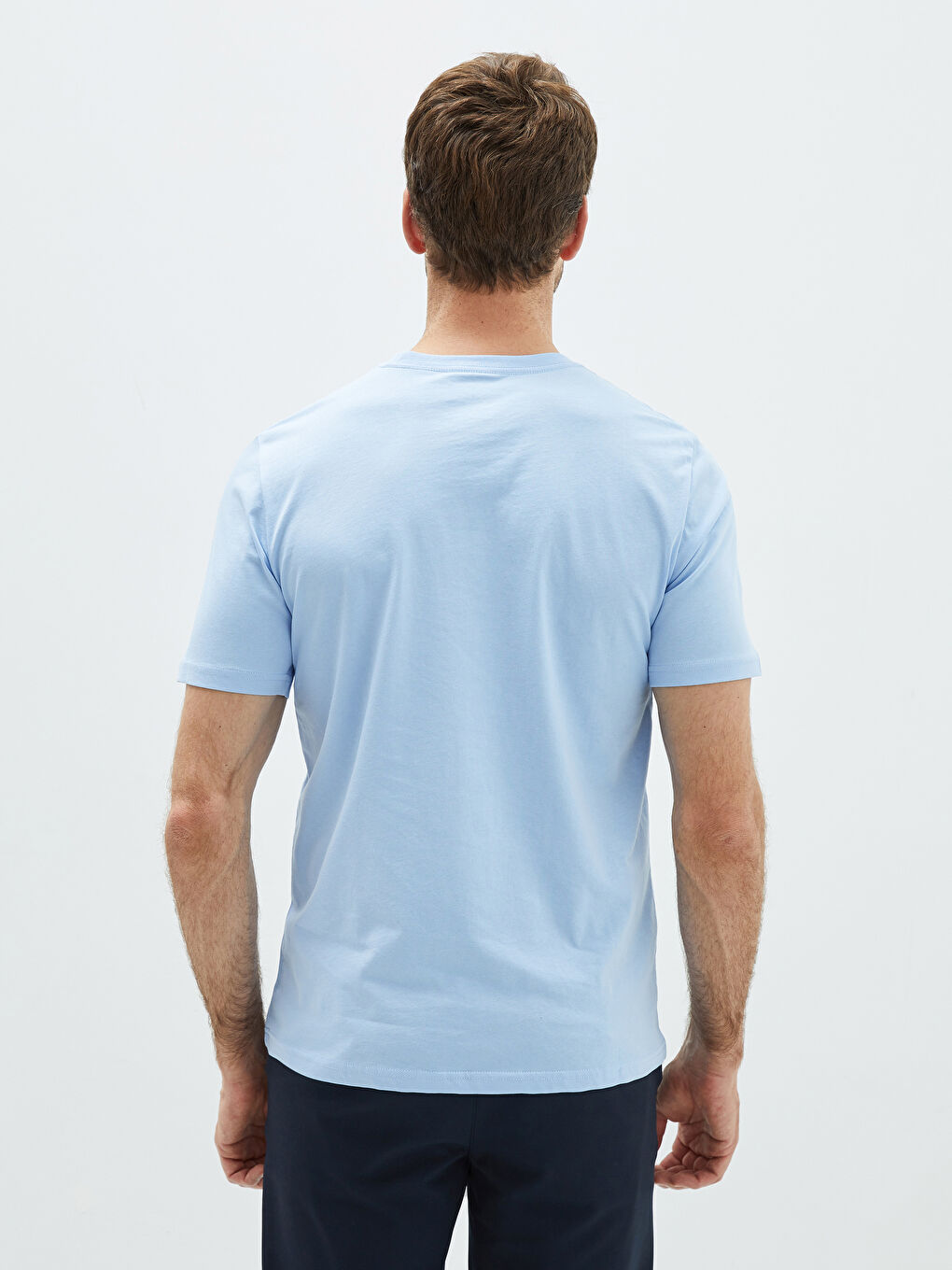 Crew Neck Jersey Men's T-Shirt -S20837Z8-FFS