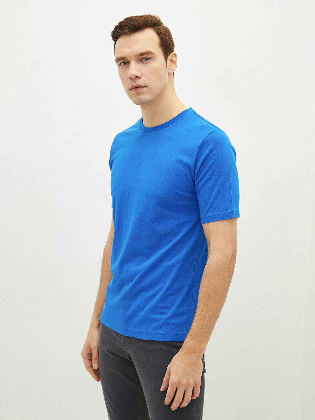 Crew Neck Jersey Men's T-Shirt-1