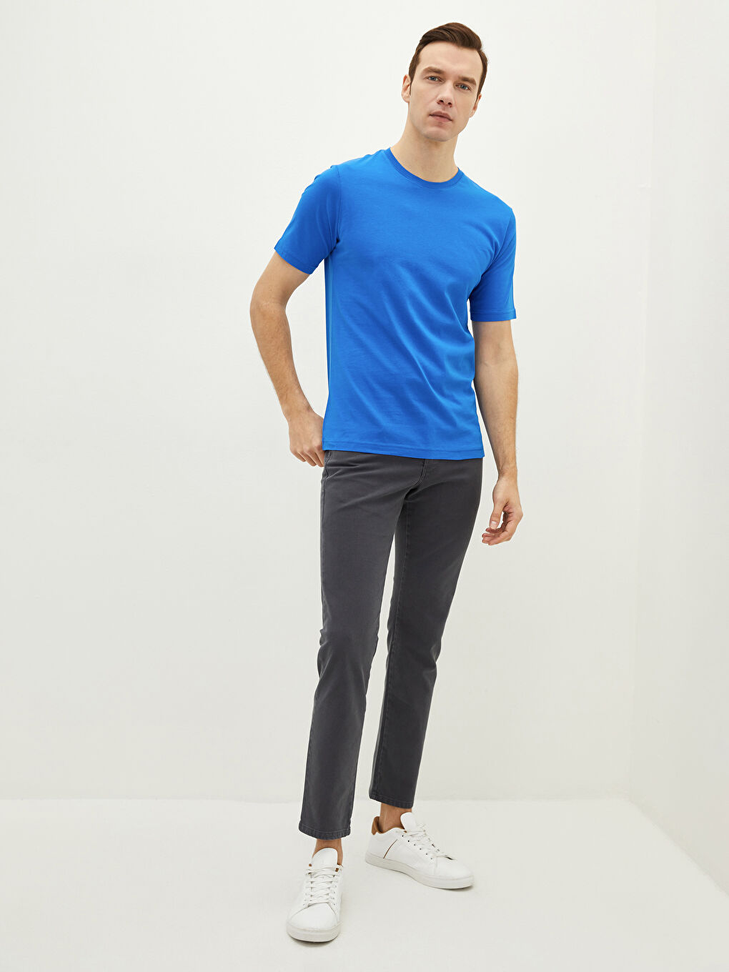 Crew Neck Jersey Men's T-Shirt-2