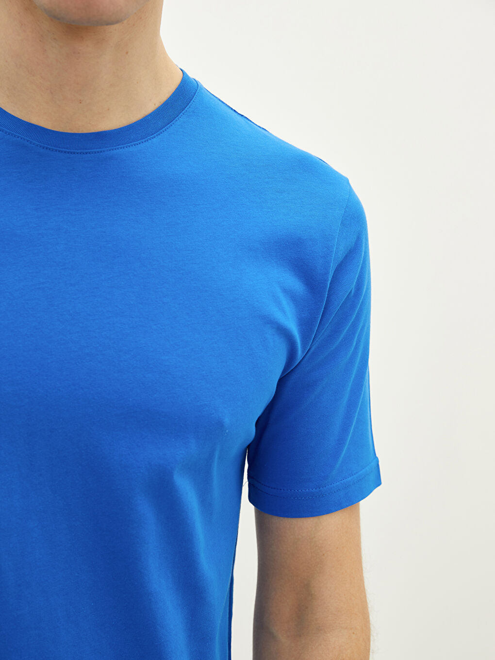 Crew Neck Jersey Men's T-Shirt-3