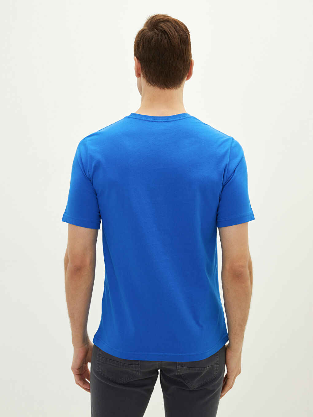 Crew Neck Jersey Men's T-Shirt-4