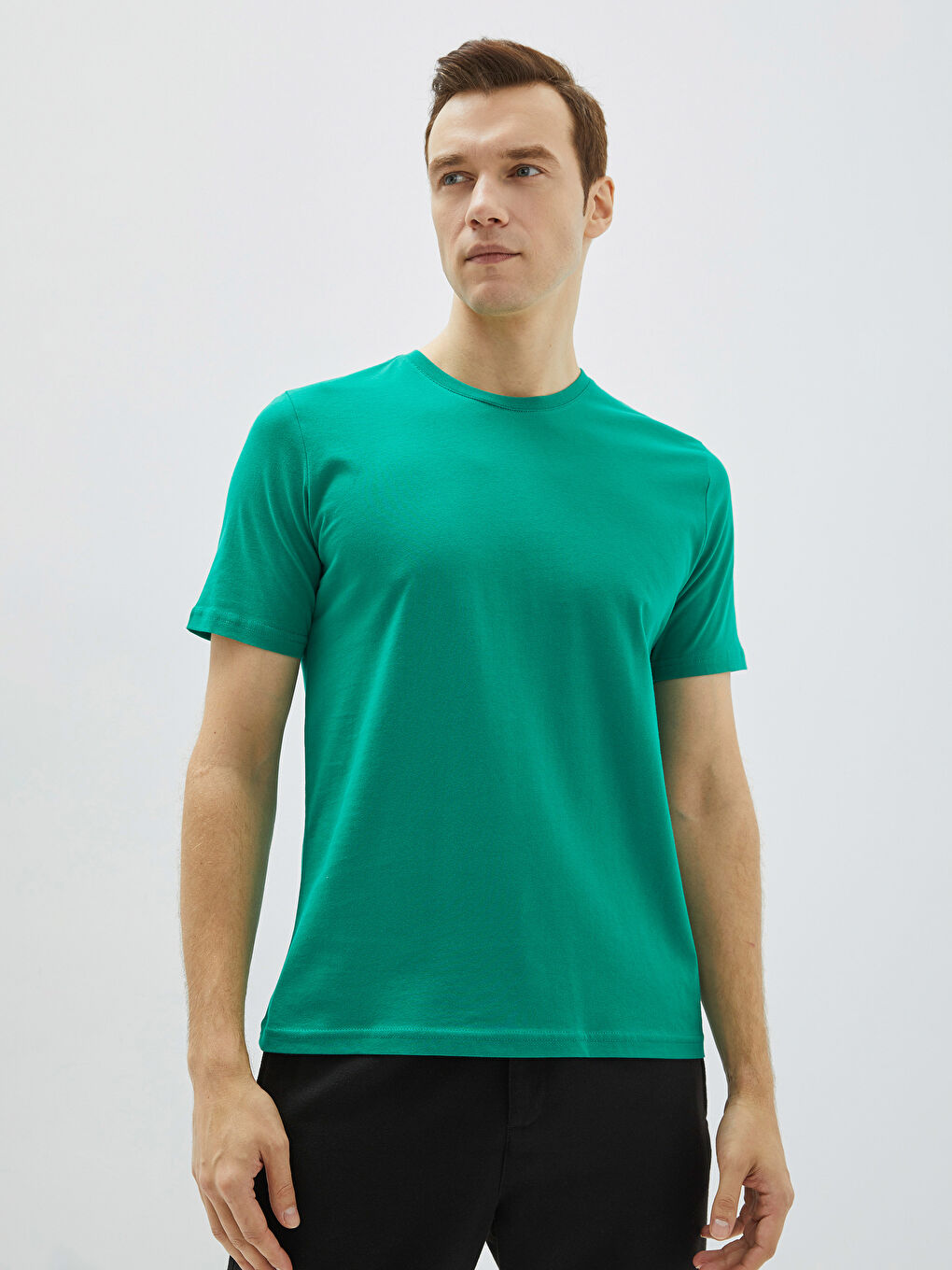 Crew Neck Jersey Men's T-Shirt-1