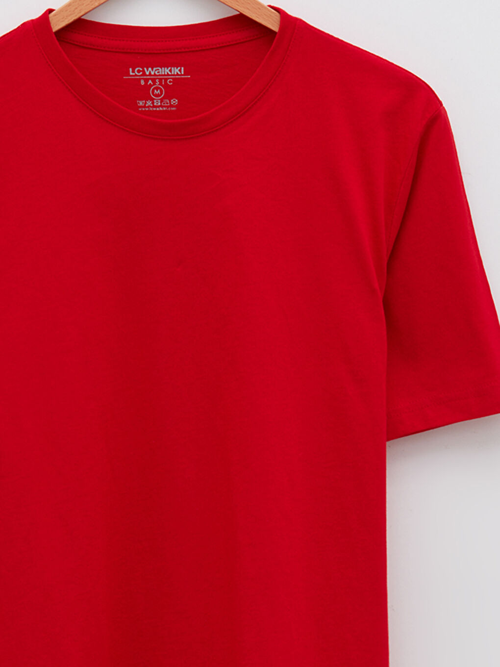 تيشيرت رجالي بياقة دائرية قماش جيرسي-7