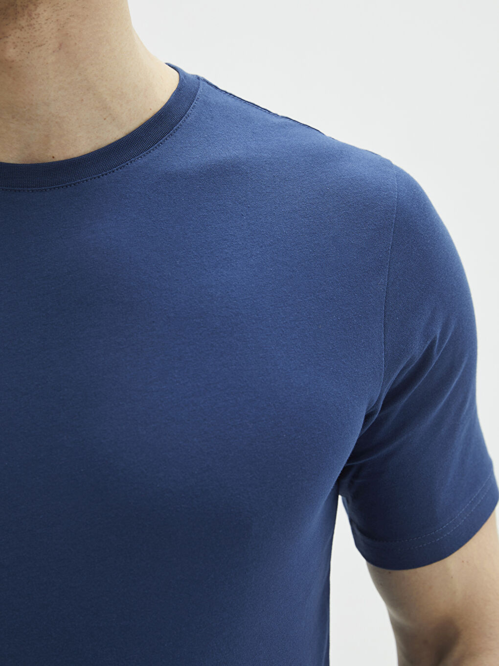 Crew Neck Jersey Men's T-Shirt-3