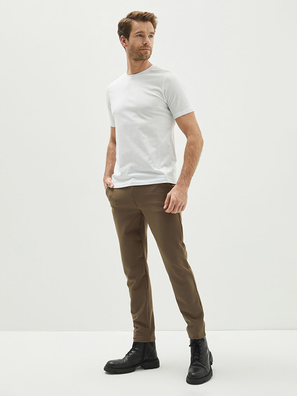 Crew Neck Jersey Men's T-Shirt-2