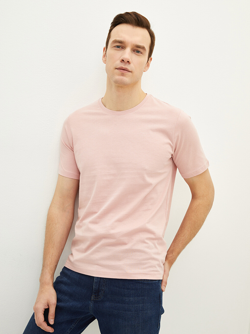 Crew Neck Jersey Men's T-shirt