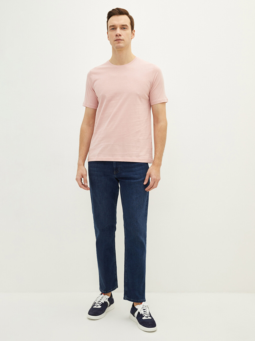 Crew Neck Jersey Men's T-shirt-2