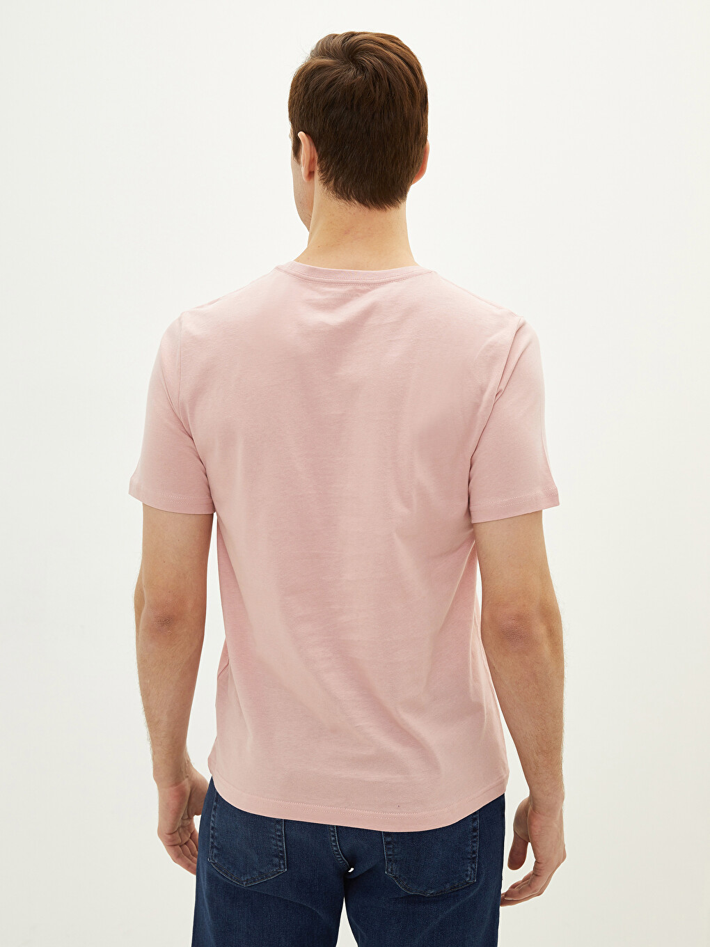 Crew Neck Jersey Men's T-shirt-4