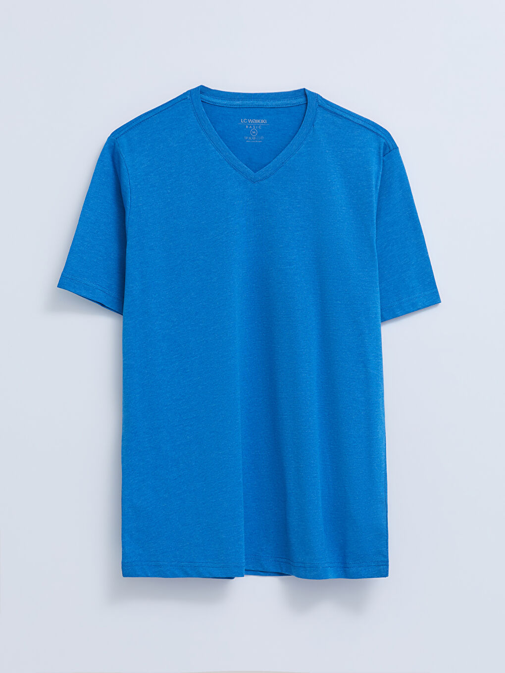 LC Waikiki V-Neck Short Sleeve Jersey Men's T-Shirt -S20839Z8-DTB