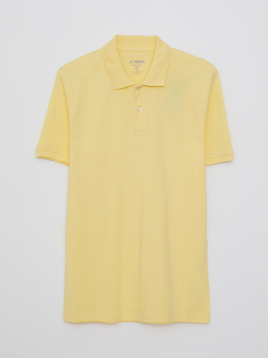 T-shirt en piqué à manches courtes et col polo pour homme-5
