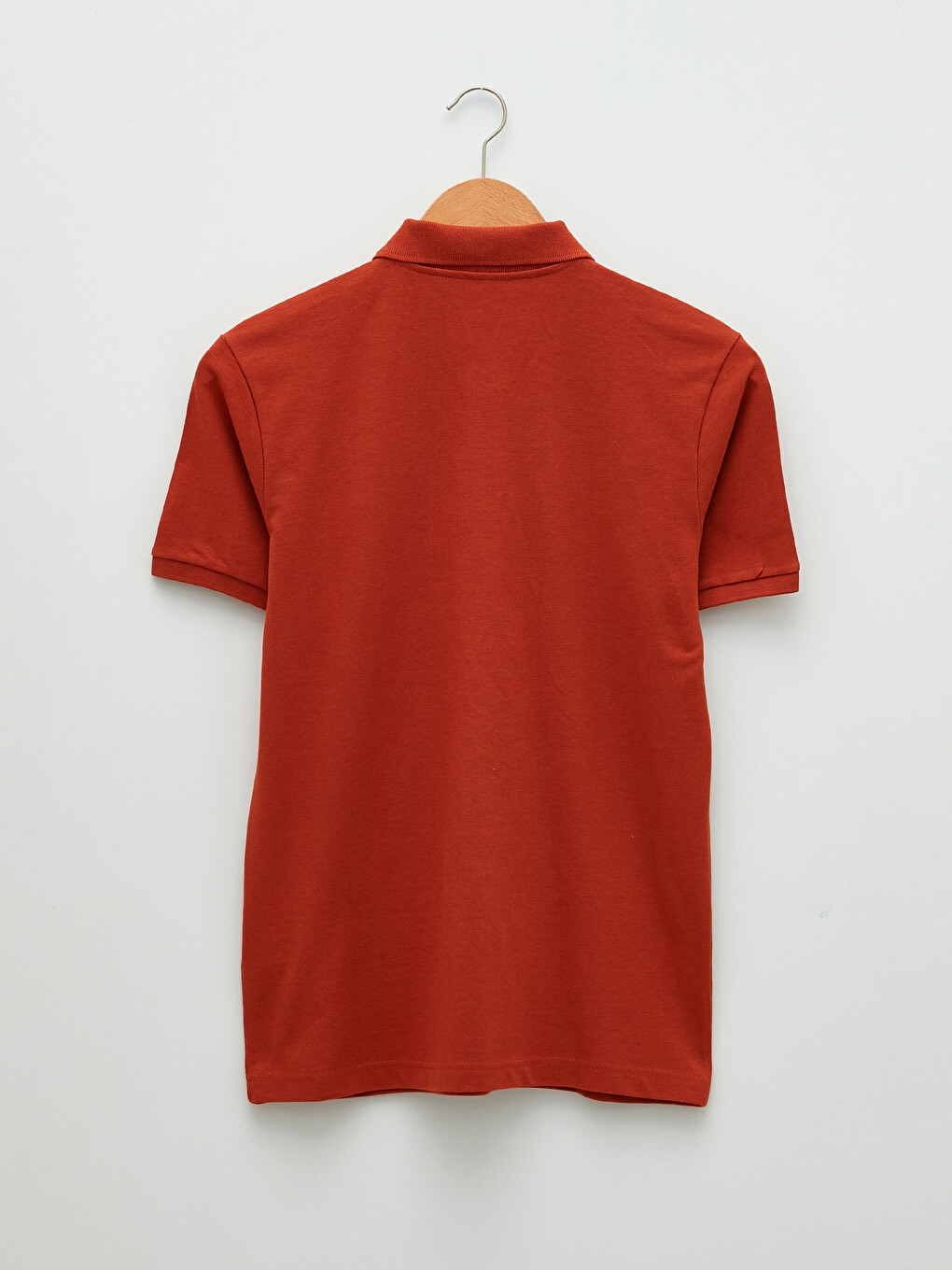 Polo Neck Short Sleeve Pique Men's T-shirt-6