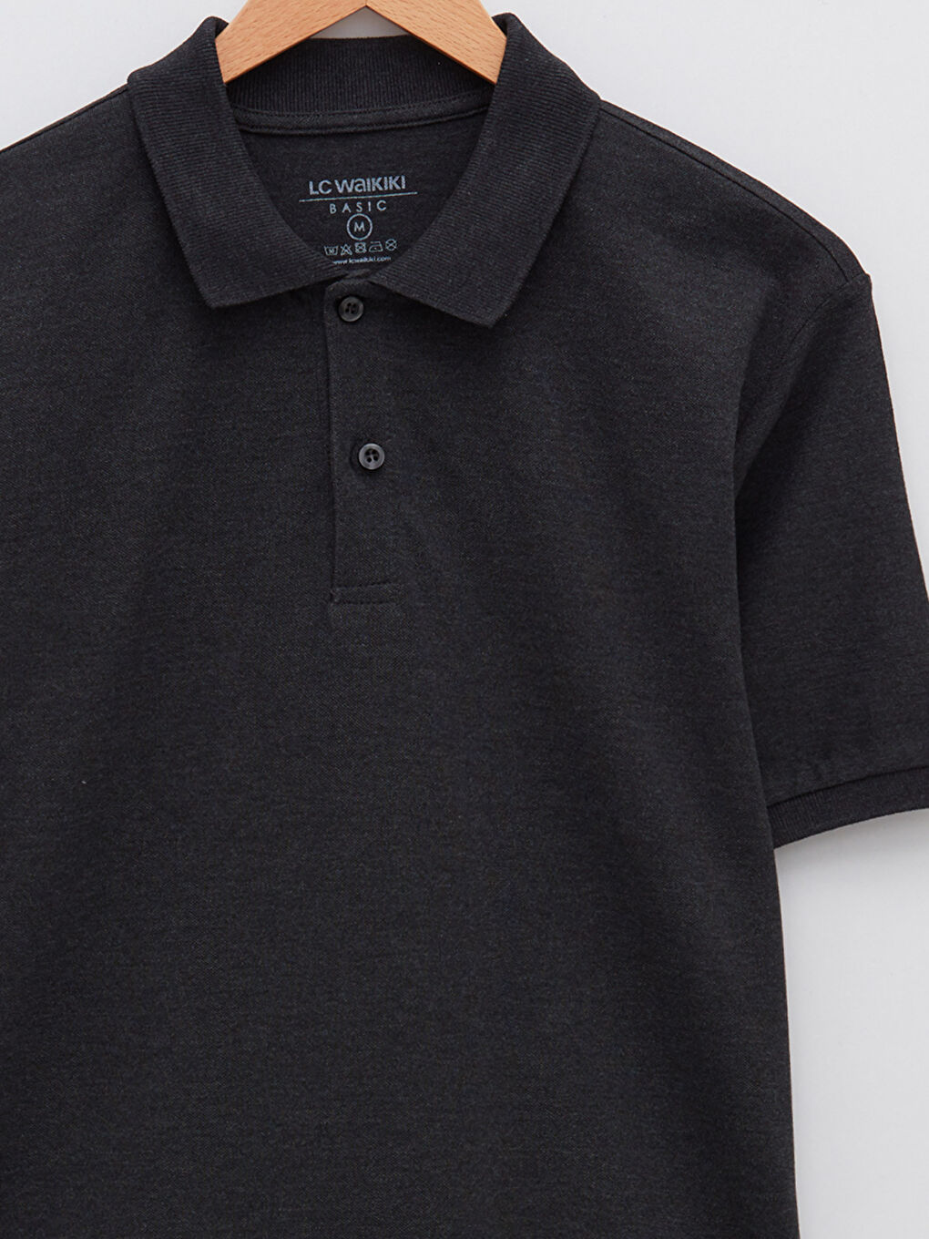 Polo-Kragen Kurzarm Piqué Herren T-Shirt-7