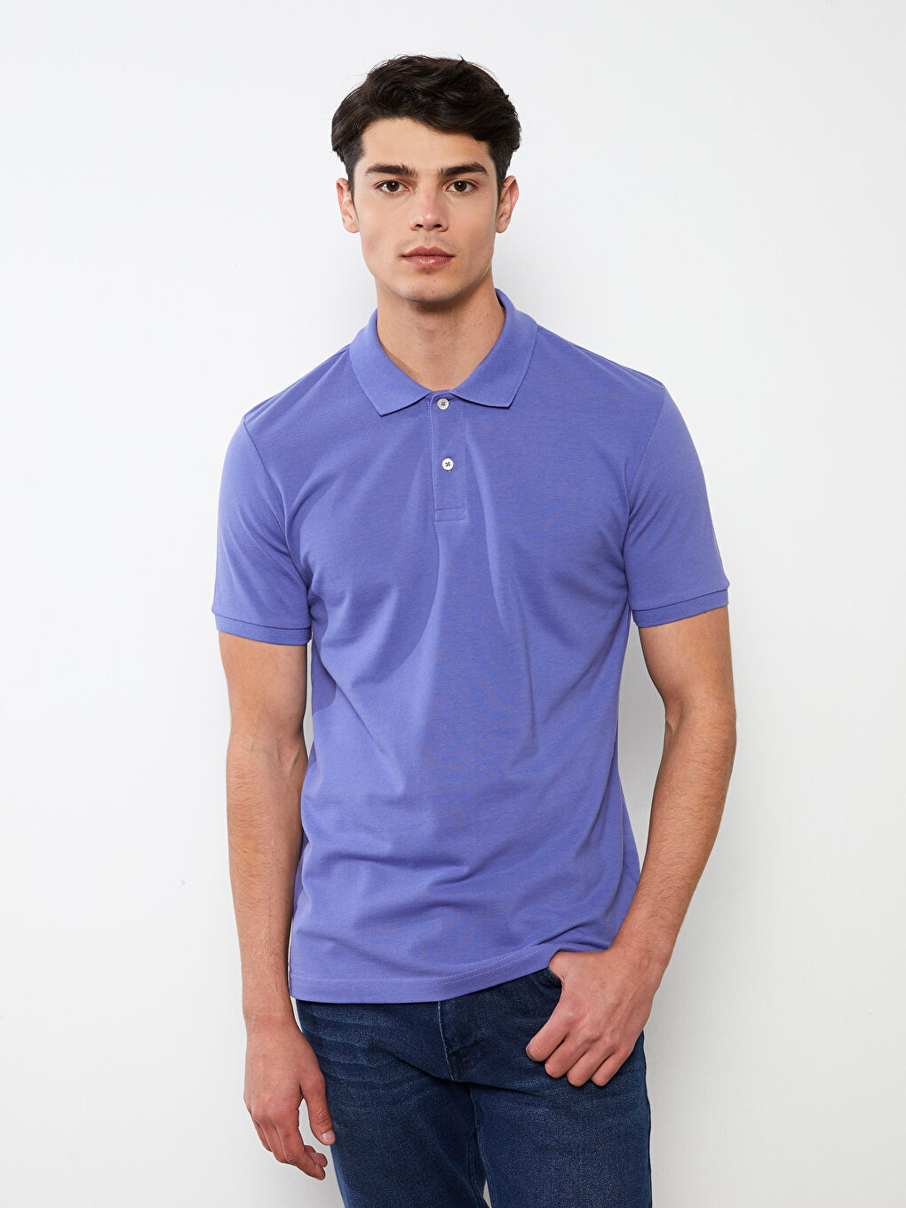 LCWAIKIKI Classic Polo Neck Short Sleeve Pique Men's T-Shirt -S20841Z8-SN9