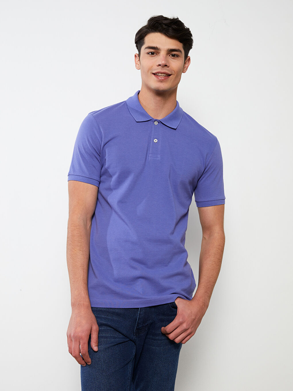 LCWAIKIKI Classic Polo Neck Short Sleeve Pique Men's T-Shirt -S20841Z8-SN9