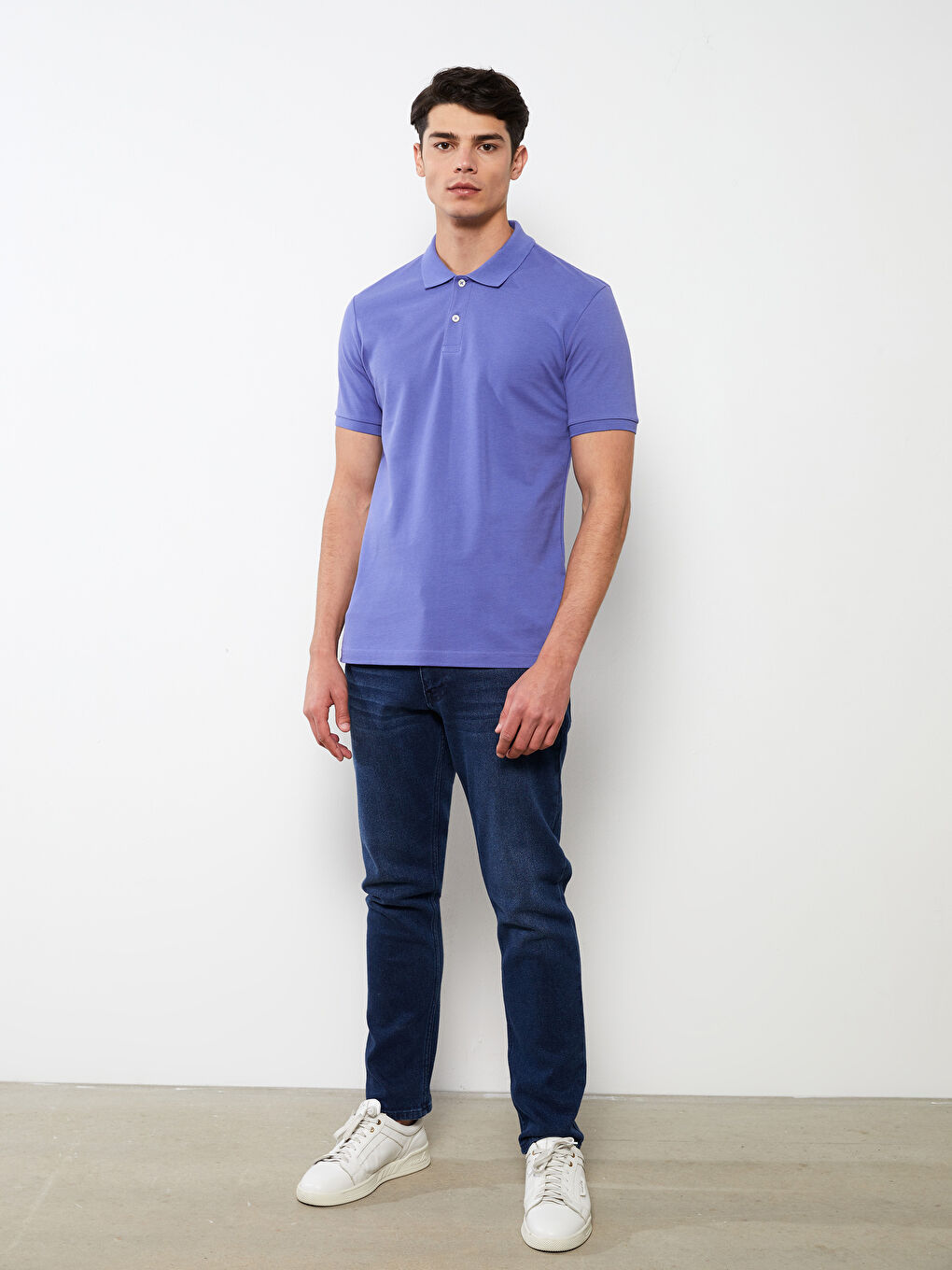 LCWAIKIKI Classic Polo Neck Short Sleeve Pique Men's T-Shirt -S20841Z8-SN9