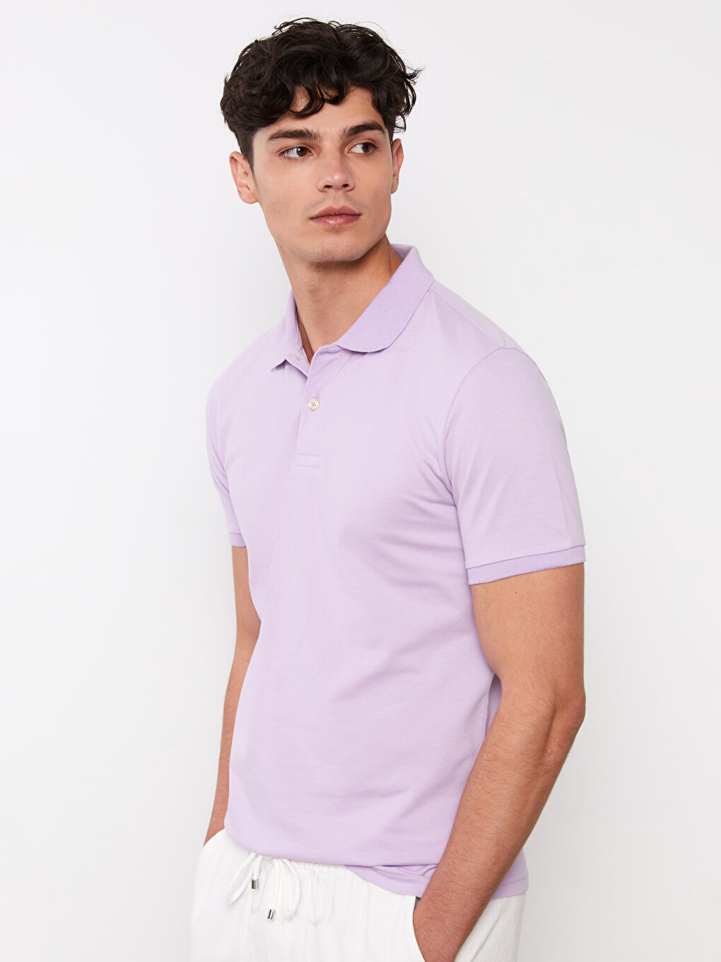 LCWAIKIKI Classic T-shirt en piqué à manches courtes et col polo pour homme -S20841Z8-FMN