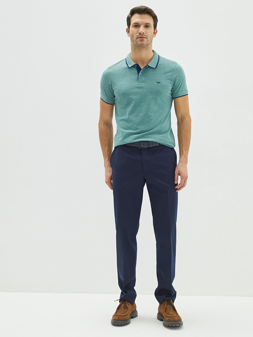 PEAK■Pique Basic Polo T-shirt■送料込 LCWAIKIKI Basic Polo Neck Short Sleeve Basic Piqué Men's T