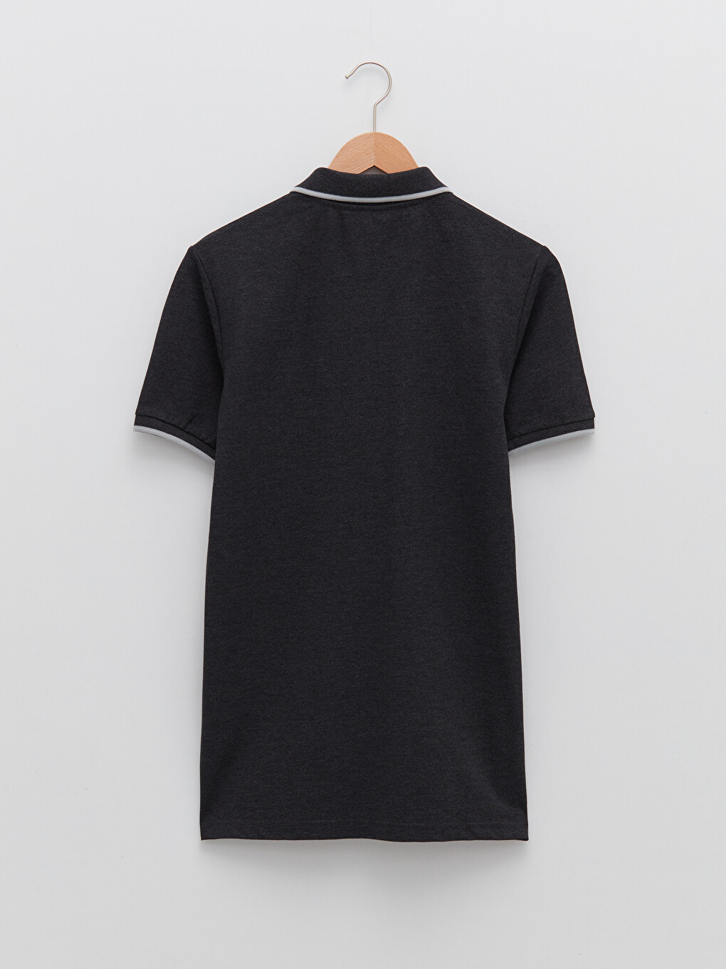 Polo Neck Short Sleeve Pique Men's T-shirt-6