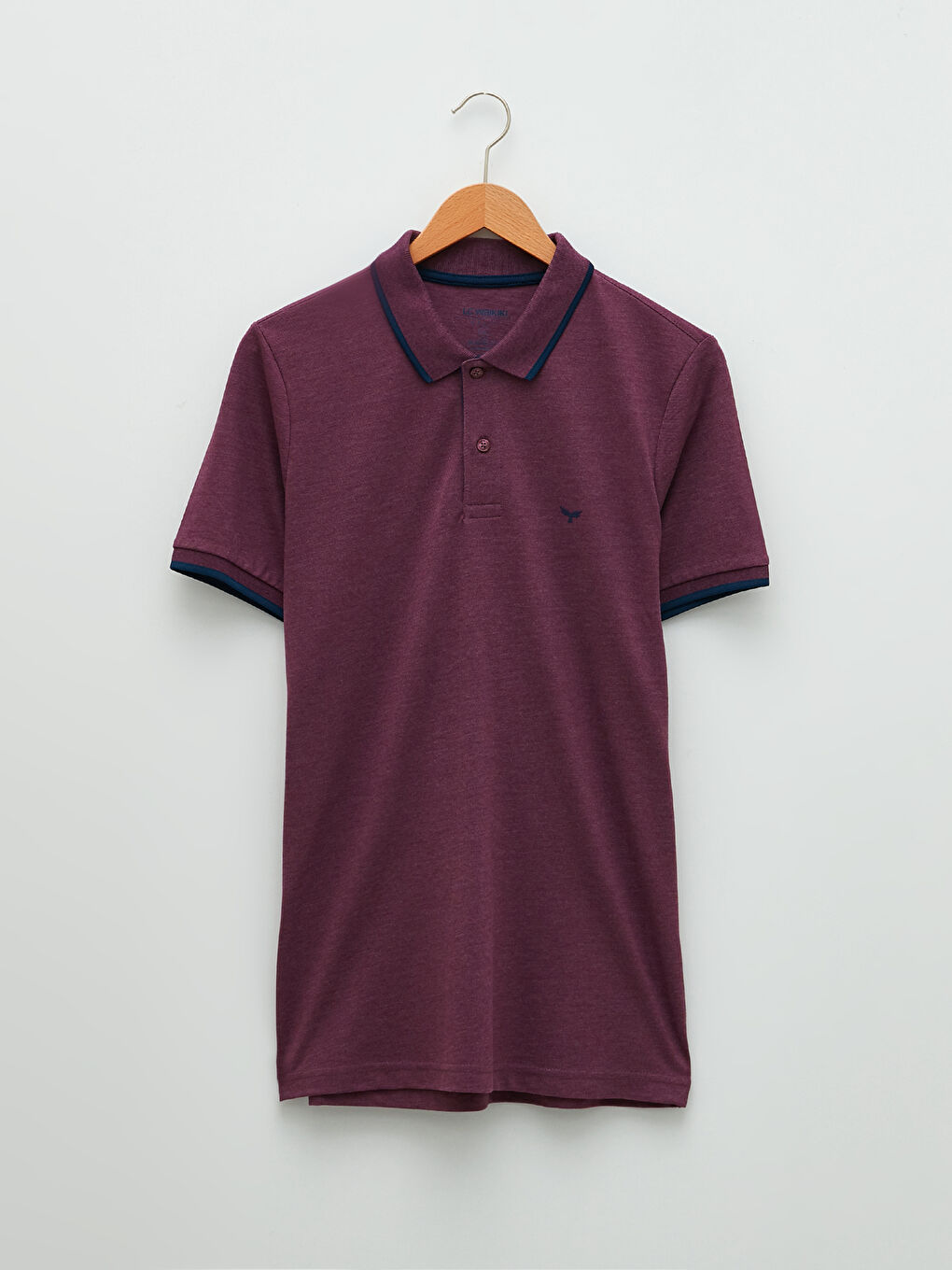 Polo Neck Short Sleeve Pique Men's T-Shirt-5