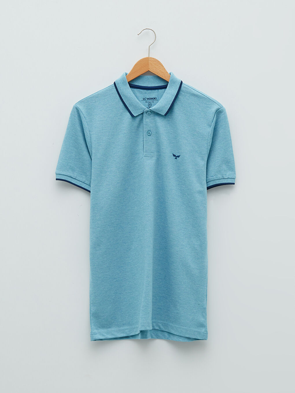 LCWAIKIKI Basic Polo-Kragen Kurzarm Piqué Herren T-Shirt -S20842Z8-LDB
