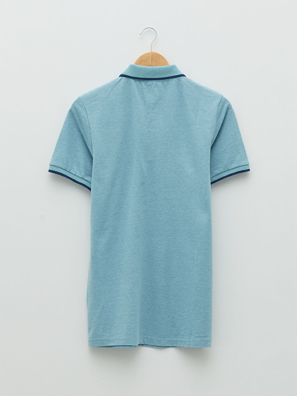 Polo Neck Short Sleeve Pique Men's T-Shirt-6